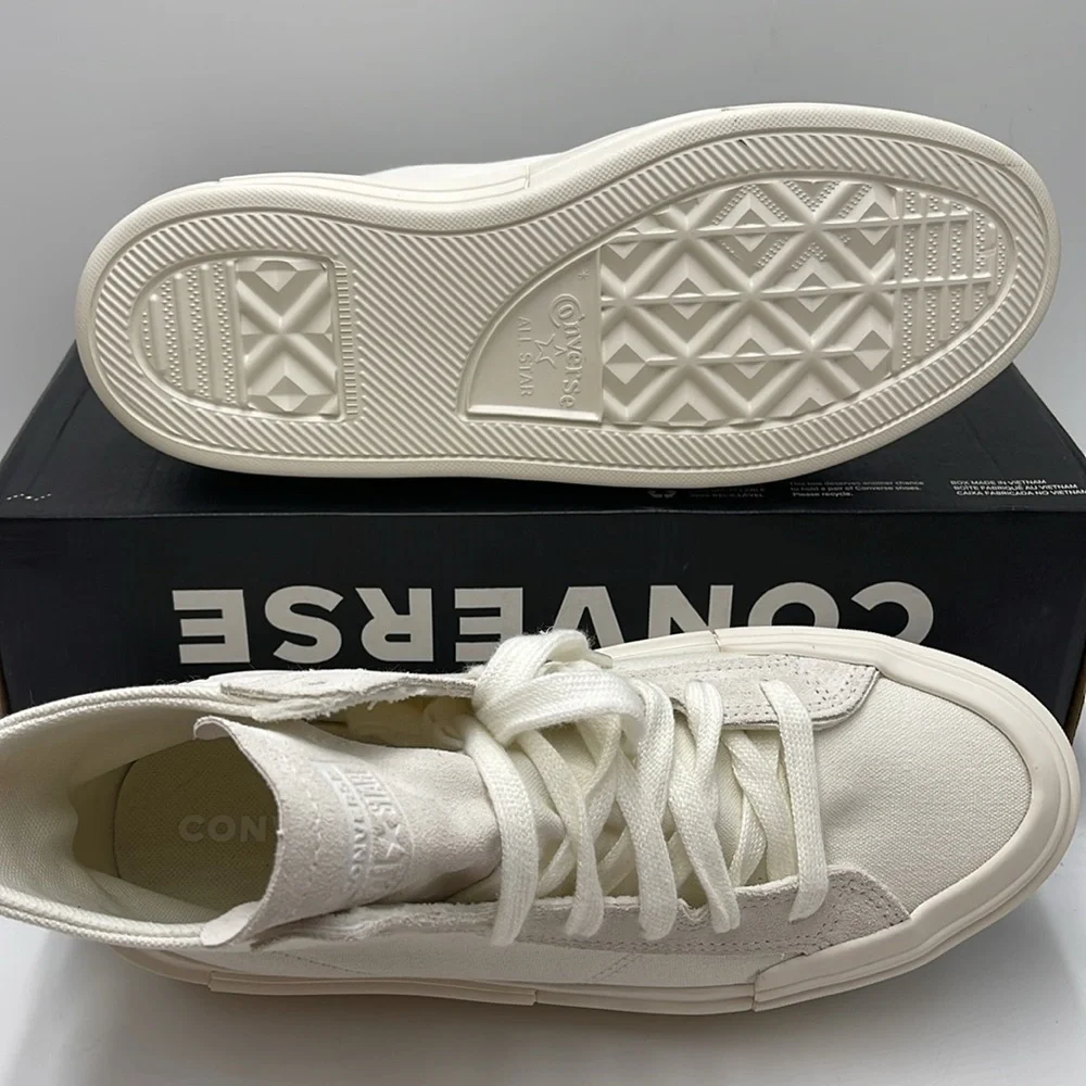 Converse WMNS CTAS CRUISE HI EGRET/EGRET/EGRET A04688C Platforms Sneakers